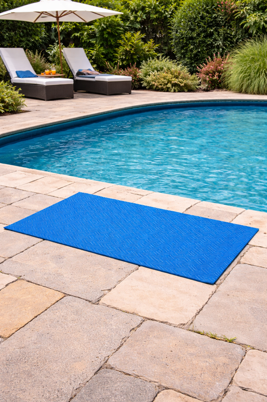 The Pool Upgrade™ Under-Ladder Protector Mat