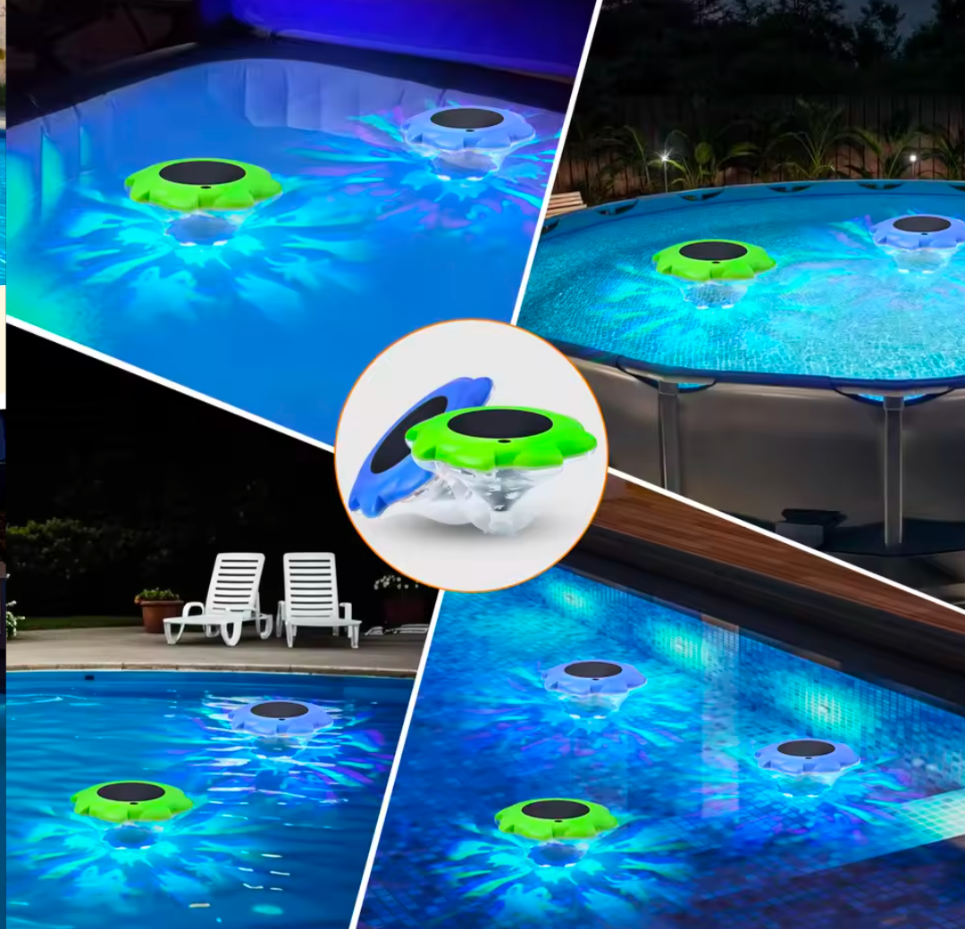Solar Floating Pool Lights (Color-Changing Glow Set)