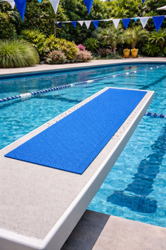 The Pool Upgrade™ Under-Ladder Protector Mat