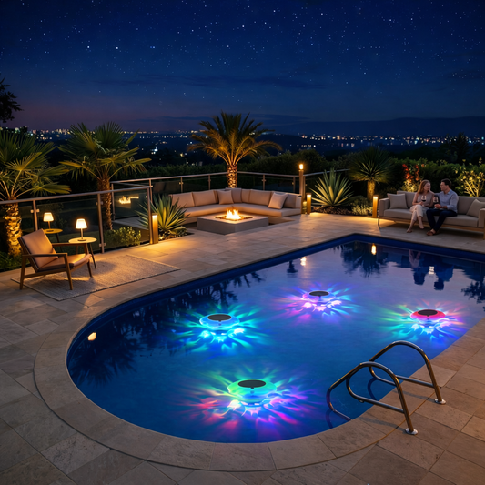 Solar Floating Pool Lights (Color-Changing Glow Set)