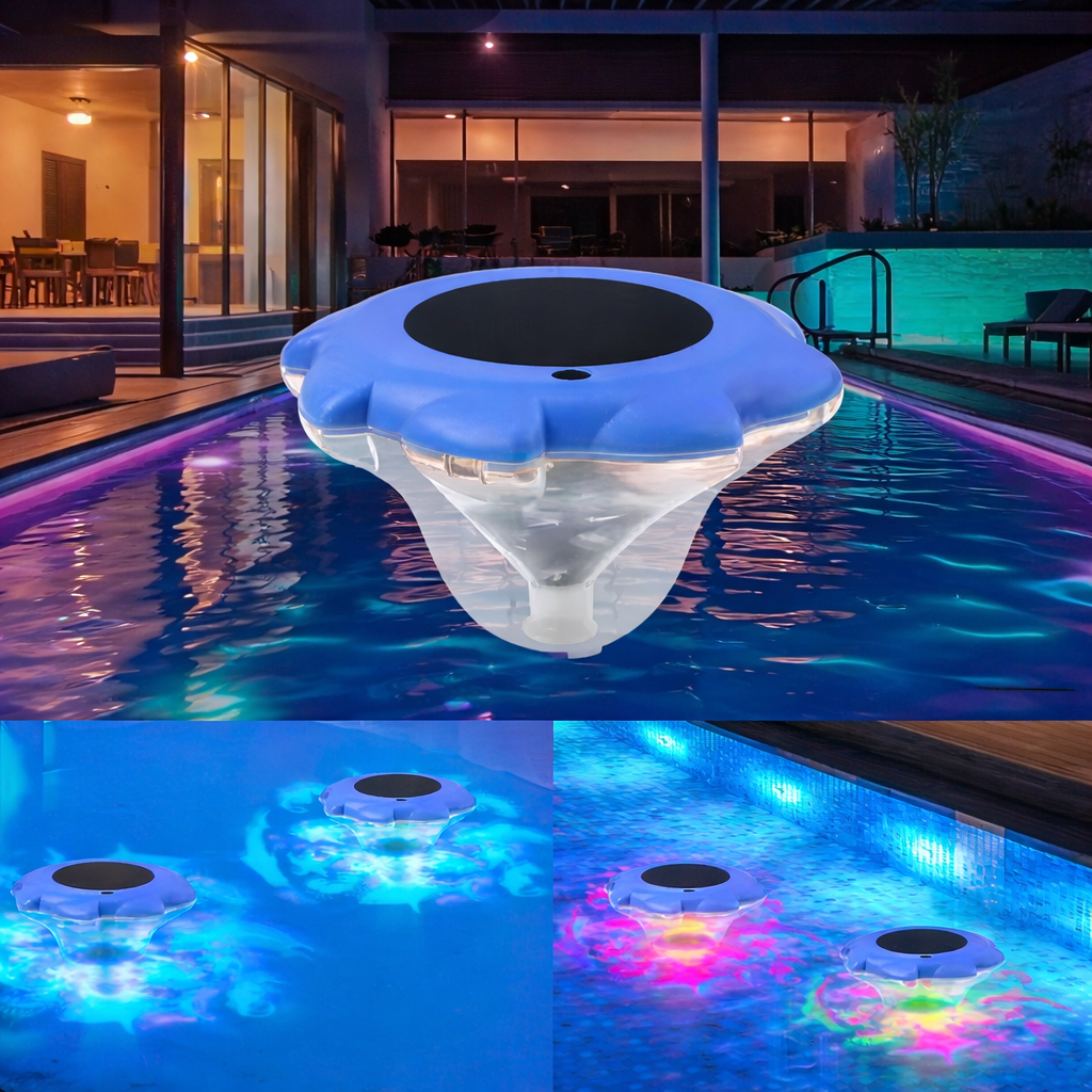 Solar Floating Pool Lights (Color-Changing Glow Set)