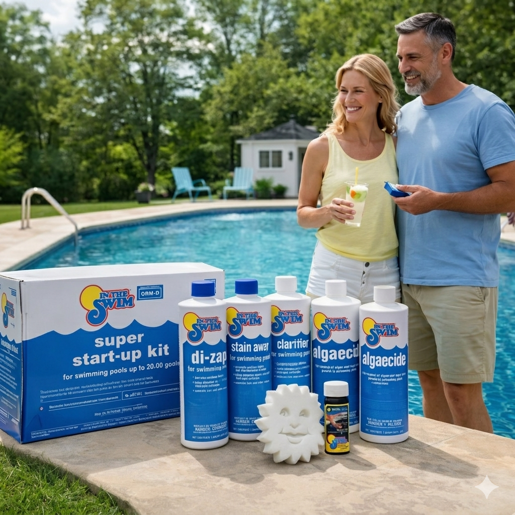 Pool Opening Chemical Start-Up Kit for Above Ground & In-Ground Pools