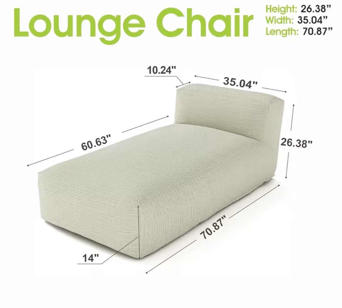 Outdoor Bean Bag Lounger™