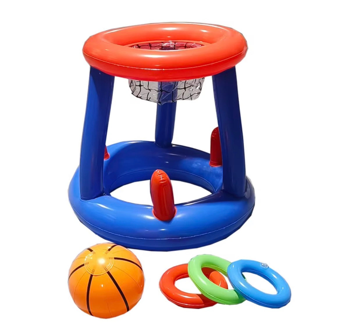 Inflatable Pool Basketball Hoop – Floating Water Game for Kids & Adults