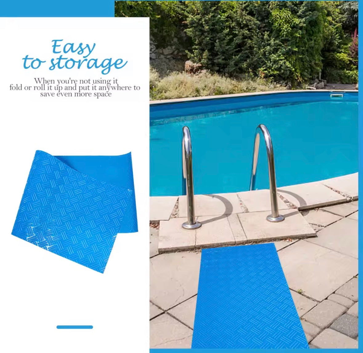 The Pool Upgrade™ Under-Ladder Protector Mat
