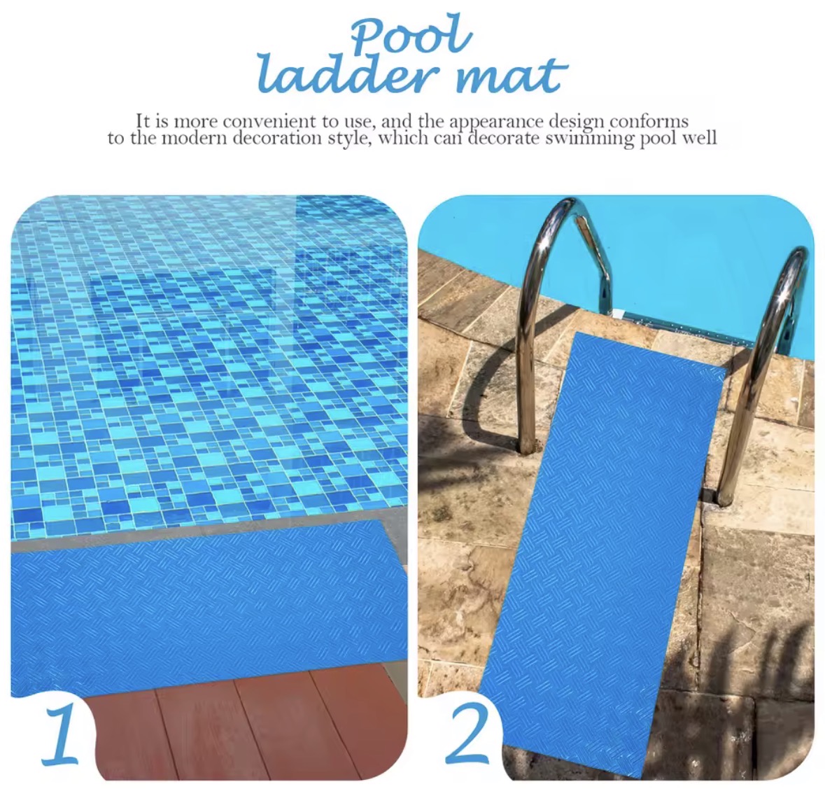 The Pool Upgrade™ Under-Ladder Protector Mat