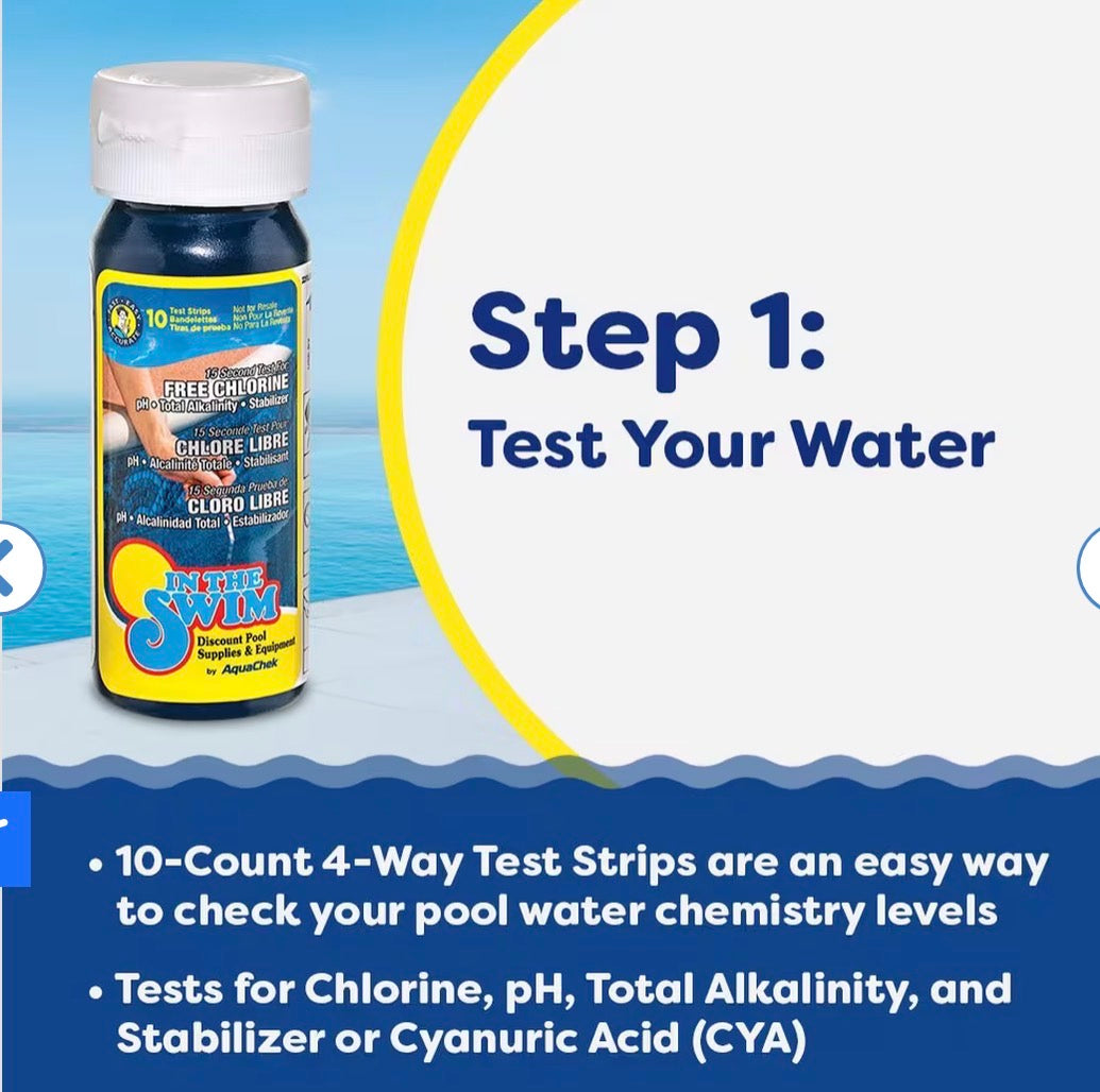 Pool Opening Chemical Start-Up Kit for Above Ground & In-Ground Pools