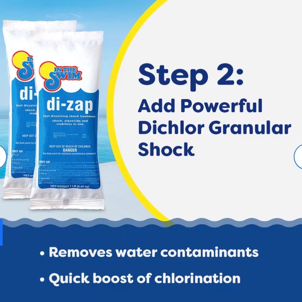 Pool Opening Chemical Start-Up Kit for Above Ground & In-Ground Pools