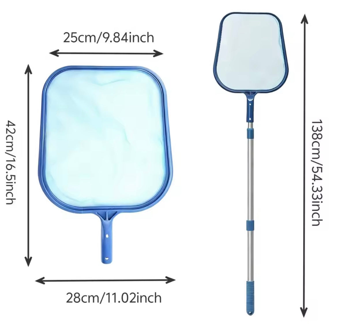 EdgeStyle™ Professional Pool Skimmer Net